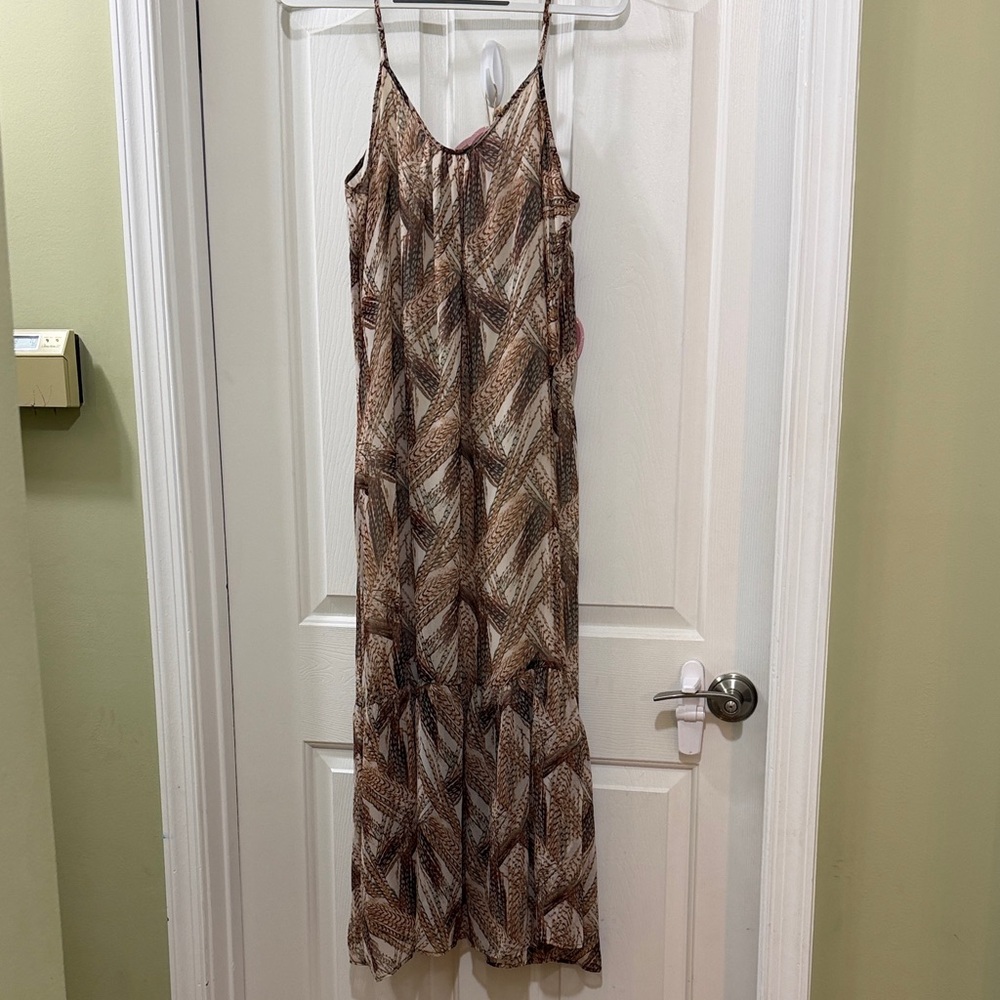 Veronica M Earthy Patterned Dress